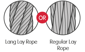 Regular or Lang Lay Rope